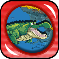 Escape Treasure From Crocodile